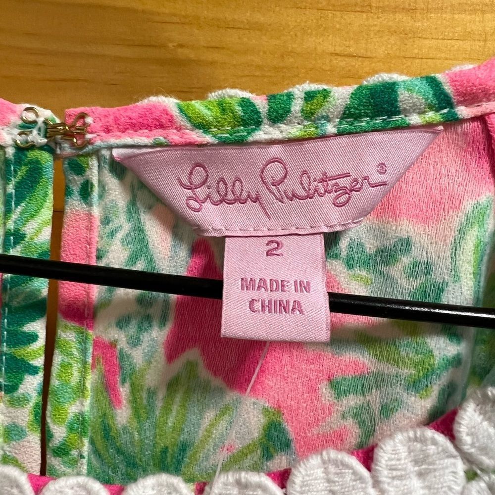 NWT Lilly Pulitzer size 2 catty shack pattern dress - Picture 4 of 8